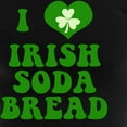 thumbnail image 3 of CafePress - I Love Irish Soda Bread Women's Dark Pajamas - Women's Short Sleeve Print T-Shirt and Pants Dark Cotton Pajama Set, 3 of 7