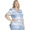 thumbnail image 4 of Dickies EDS Scrubs Top For Women V-Neck Print DK881, 4 of 7