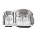 thumbnail image 1 of Undermount 31-1/2 in. 30/70 Bowl Eurostyle 16 Ga. Stainless Steel Kitchen Sink, 1 of 3