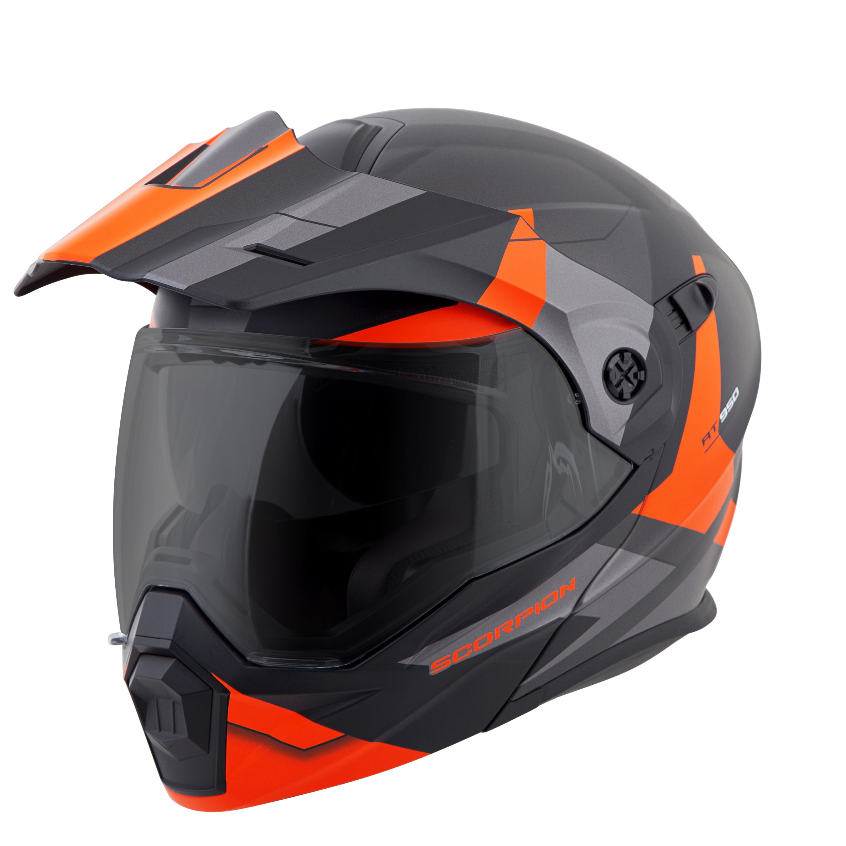 scorpion exoat950 adventure touring modular motorcycle helmet with sun