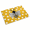 Bee-2' x 3' (Rectangular), variant on Black Mushrooms Entryway Rugs 2x3 Indoor Small Area Rug Low Pile Front Door Mat Washable Throw For Kitchen Bedroom Bathroom Holida