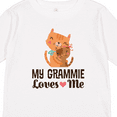 thumbnail image 4 of Inktastic My Grammie Loves Me Granddaughter Girls Long Sleeve Toddler T-Shirt, 4 of 5