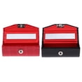 thumbnail image 1 of Caja de Almacenamiento de Soporte de Lápiz Labial jinwen Estuche de pintalabios con espejo Negro / Rojo 2 Uds, 1 of 8