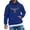 Blue, variant on Mens Sweatshirts Long Sleeve Casual Casual Bull Head Graphic Drawstring Hoodie Comfortable Blend Pullover Sweatshirt Wear Casual Pullover Hoodies, XS-4XL
