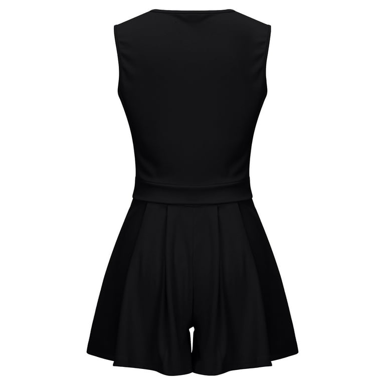 JNGSA Women's Two Piece Skirt Set Casual Summer V-Neck Loose