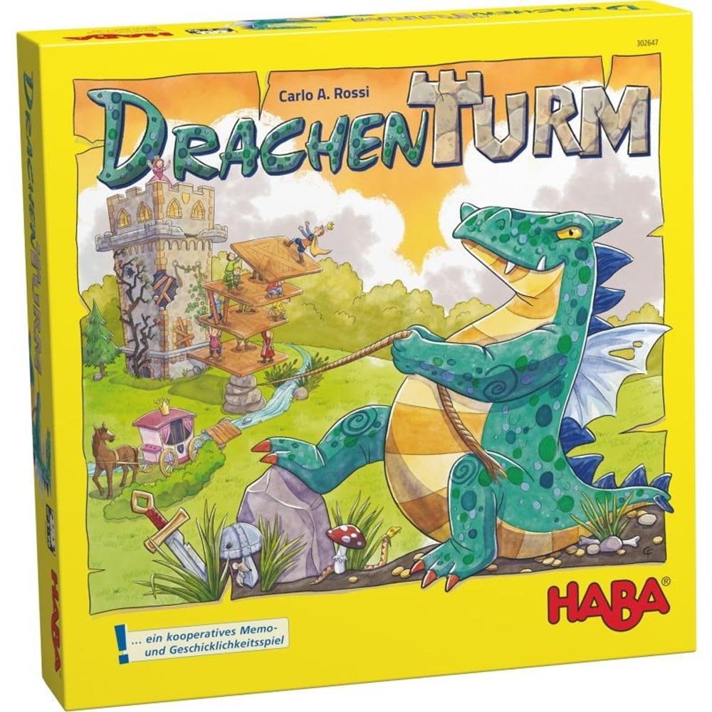 Blaast op handtekening toeter HABA Dragon Tower - A Cooperative Game for Fearless Heros for Ages 5-99  (Made In Germany) - Walmart.com