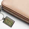 thumbnail image 5 of Log Cabin Pattern Metal Rectangle Keychain, 5 of 7