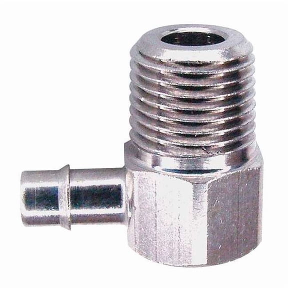 Pneumadyne 1/16" MNPT x 1/8" Barb Brass 90 Degree Elbow ELB30-1/16