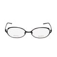 thumbnail image 3 of NEW VERA WANG V107 WOMENS/LADIES DESIGNER FULL-RIM TITANIUM BLACK TITANIUM ALLERGY FREE GENUINE FRAME DEMO LENSES 51-17-135 EYEGLASSES/SPECTACLES, 3 of 9