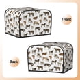 thumbnail image 3 of Lsque Cow Print 4 Slice Toaster Cover , Kitchen Appliance Dustproof Protector , Toaster Protector Dustproof Kitchen Appliance Cover, 3 of 7