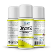 Chrysin Cream 50mg for Men - Natural Aromatase Inhibitor - Anti Estrogen Blocker Supplement - Testosterone Booster for Men - Support Hormone Balance - 90 Day Supply, USA Made, Pharmacist Formulated