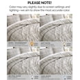 thumbnail image 5 of Southshore Fine Living, Inc. 3-Piece California King Size Comforter Set with 2 Pillow Shams, Cozy Double Brushed Microfiber, Down Alternative Comforter, King/California Size, Mocha Beige Plaid, 5 of 9