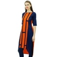 thumbnail image 4 of Phagun Tunique de Créatrice en Coton Indien pour Femme, Ourlet Asymétrique, Kurti, Tenue Décontractée, Kurta, 4 of 8