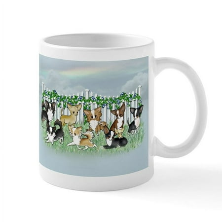 

CafePress - So Many Chihuahuas Mug - 11 oz Ceramic Mug - Novelty Coffee Tea Cup