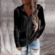 thumbnail image 4 of Sudaderas con capucha de manga larga con cremallera, abrigo de punto acanalado de manga larga con cordón confiable y duradero, 4 of 6