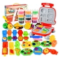 thumbnail image 4 of Máquina para hacer fideos de barro con colores de helado, juego de moldes de plastilina para hacer tú mismo, juguetes para niñas y niños de jardín de infantes, 4 of 5