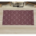 thumbnail image 1 of Victorian Decorative Rug, Vintage Floral Forms Ivy Swirls Flowers Design Image Print Art, Quality Carpet for Bedroom Dorm and Living Room, 6 Sizes, Mauve Taupe, by Ambesonne, 1 of 1
