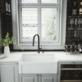 thumbnail image 5 of VIGO Greenwich Single Handle Pull-Down Sprayer Kitchen Faucet Set with Soap Dispenser in Matte Black, 5 of 10
