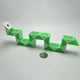 thumbnail image 1 of Regla Mágica Magic Ruler 24 Wedges Magic Snake Cube Twist Puzzles Juguetes para niños (Verde), 1 of 5