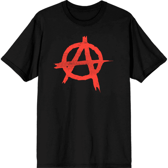 0 Adult Black Crew Neck Short Sleeve Tee-Medium