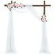 thumbnail image 3 of Arch Drape resistente a s arrugas, 6 yardas, 70x550cm, telón de fondo para fi, paneles , cenador 1x Colcomx cortina de arco de boda, 3 of 8