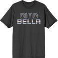 thumbnail image 3 of Ciao Bella Adult Charcoal Crew Neck Short Sleeve Tee-Small, 3 of 4