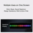 thumbnail image 4 of PC Temperature Display, 8.8 Inch Secondary Screen 1920x480 HD Computer Sensor Panel with 178 Degree Wide Viewing Angle Dynamic Theme, 4 of 7
