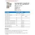 thumbnail image 2 of Front Caliper Bolt Kit - Compatible with 1988 - 1991, 1993 - 2000 Honda Civic 1989 1990 1994 1995 1996 1997 1998 1999, 2 of 2