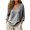 Black, variant on Long Sleeve Shirts for Women Gingham Plaid Tops V Neck Casual Loose Blouse