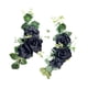 thumbnail image 4 of 2 guirnaldas de flores artificiales para arco de boda, flores artesanales colgantes, sillas decorativas Negro, 4 of 9