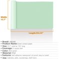 thumbnail image 6 of VEELIKE 15.7'' 118'' Mint Green Wallpaper Peel and Stick Wallpaper Green Contact Paper Waterproof Removable Self Adhesive Vinyl Green Textured Wall Paper for Bedroom Cabinets Walls Shelves Countertop, 6 of 10