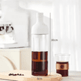 thumbnail image 2 of Cafetière à Infusion Froide 1000ml en Verre Borosilicate Haute pour Usage Domestique, 2 of 7