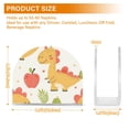 thumbnail image 3 of Cute Dinosaur Apples Napkin Holders for Tables Napkin Stand Paper Holder Organizer Tabletop Tissue Box Dispenser, 3 of 8