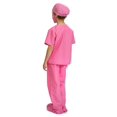 thumbnail image 3 of Pink Doctor Scrubs Costume By Dress Up America, 3 of 3