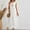 White, variant on Womens Casual Cotton Linen Tank Dress Buttoned Solid Color Crewneck Sleeveless Long Dresses for Women White Size 2XL