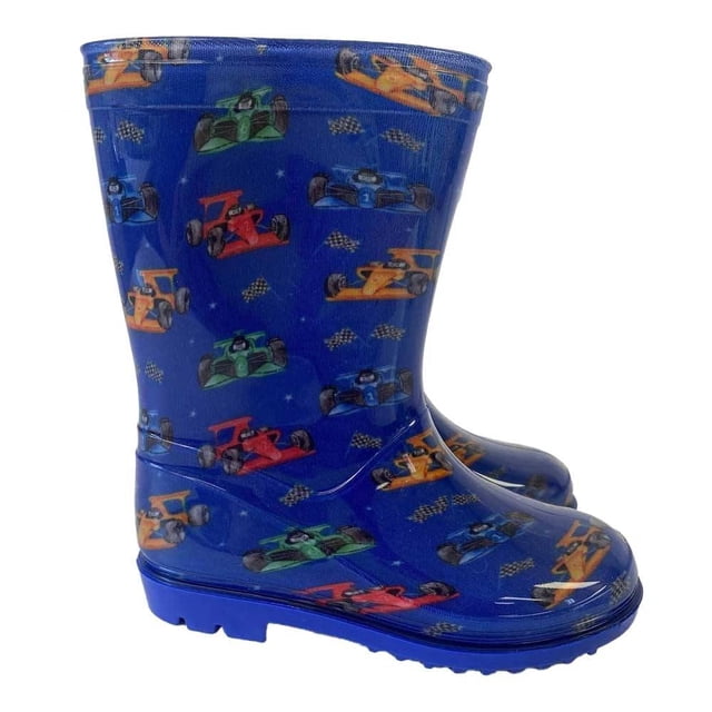 Botas George para Niño Autos de Carreras Azul Talla 21