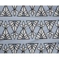 thumbnail image 4 of oneOone Tissu Lycra Polyester Imprimé Floral & Bloc Triangle 1 Yard 56 Inch Wide, 4 of 4