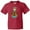 Red, variant on Inktastic Fishing Boy, Brown Hair, Fisherman, Fishing Rod Youth T-Shirt