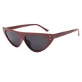thumbnail image 2 of de Sol Estilo Ojos de Gato Proteccción 400 Lente Colorido Marco Plástico Vintaje Regalo para Mujer Moda Lente gris de marco Macarena Gafas de sol del ojo de gato de las mujeres, 2 of 5