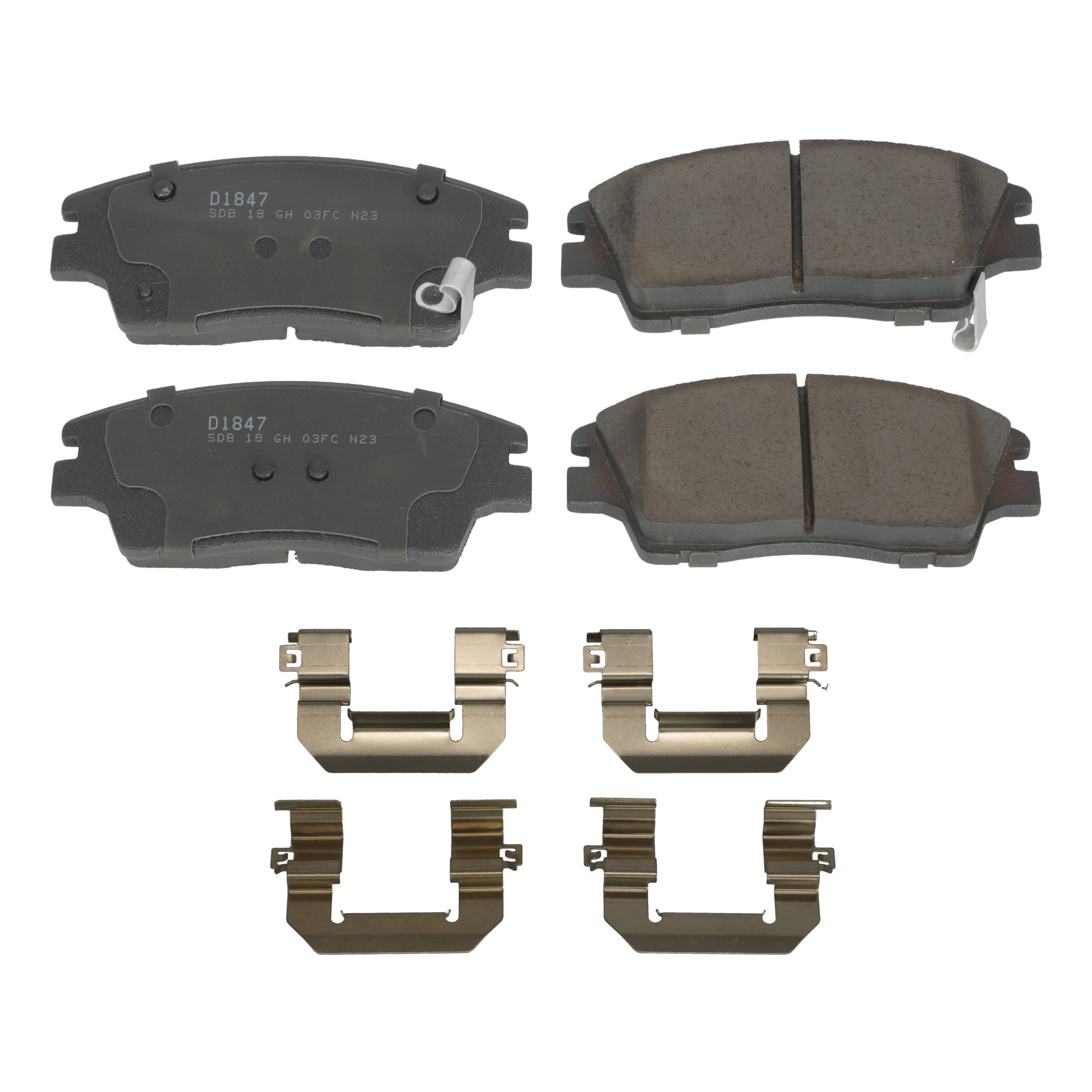 Winstop Brake Pad Set, Front WS.1847.0.C, Hyundai Elantra 2020-2017