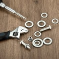 thumbnail image 5 of Wedge Locking Washers for M5 Bolts, 10 Pack 304 Stainless Steel Washers, 5 of 6