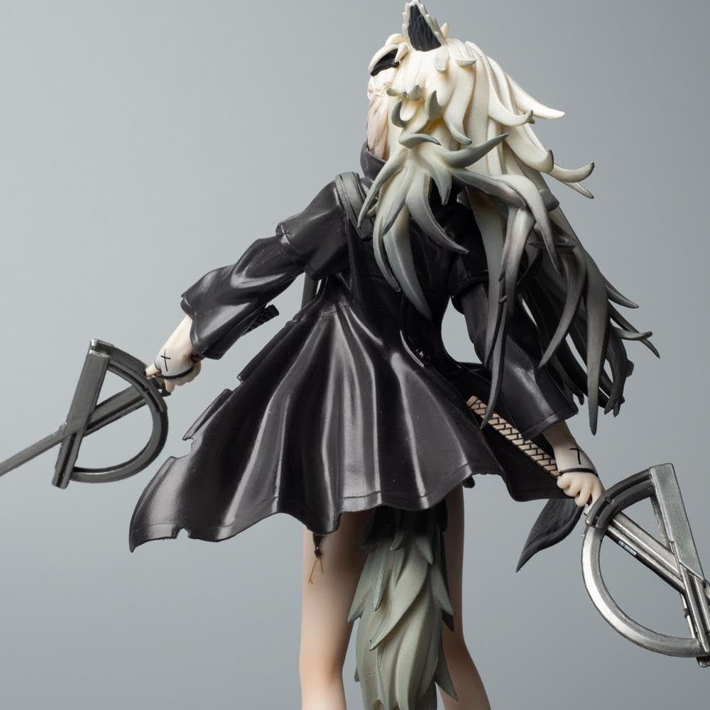 Lappland Figure Fighting Lappland Figurine 24cm/9.4nch Handmade PVC Anime Cartoon Manga Game Character Model Statue Collectible Craft Gift