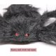 thumbnail image 4 of 2 Pcs Halloween Plush Spider, 30 Inches Large Black Spider, Scary Spider With Red Eyes, Indoor Outdoor Halloween Decorations For Costume Party Garden, 4 of 5