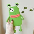 thumbnail image 2 of 3D Cute Frog Case for iPhone 15 Pro,Cartoon Kawaii Frog (Hands and feet Can Sway) Kids Teens Girls Women Creative Character Soft Silicone Casefor iPhone 15 Pro 6.1 inch 2023 (Green), 2 of 14