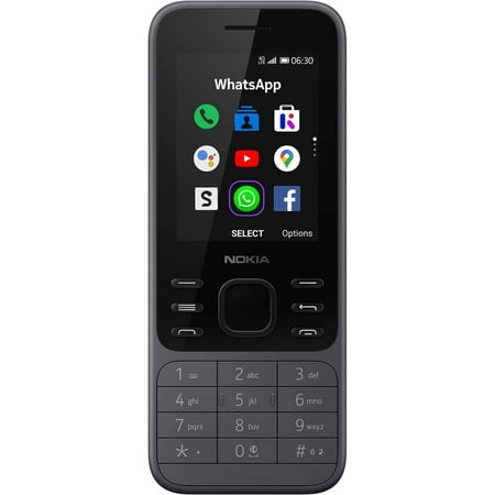 Pre-Owned Nokia 6300 4G TA-1324 4GB Unlocked Dual SIM Wi-Fi Hotspot Display Phone-Charcoal-Generic Box (Like New)