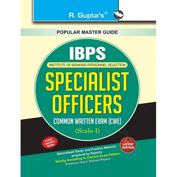 IBPS Specialist Officers (Preliminary) Recruitment Exam Guide, (Paperback)
