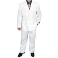 thumbnail image 1 of Sharp Hand Tailored 2pc Men Double Breasted Dress Suit w/1 Pair of Socks, 1 of 5