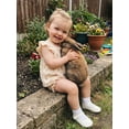 thumbnail image 4 of Cenuakty Baby Girl 0-24M Summer Outfit Casual Floral Print Ruffled Trim Flutter Sleeve Tops and Mini Shorts 2 Pcs Set, 4 of 9