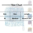 thumbnail image 3 of Women's Sequin Fringe Mini Skirt, Sparkly Tassel Belly Dance Hip Scarf Wrap for Rave Festival Disco Party, 3 of 3