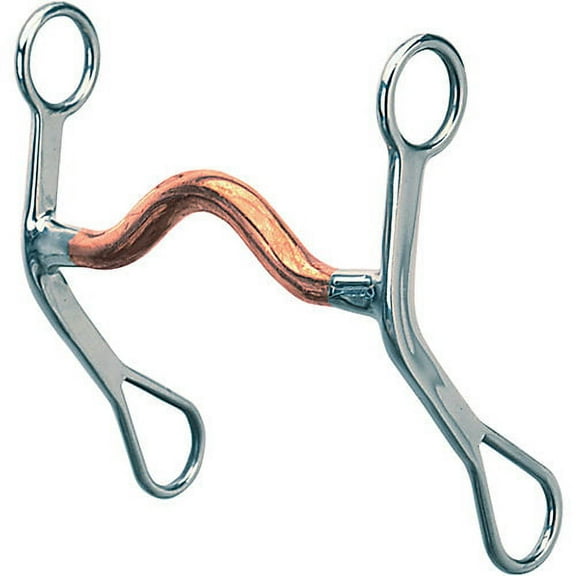 Weaver SS Medium Port Copper Mouth Curb Bit